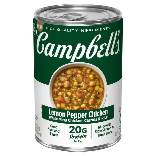 Campbell's Lemon Pepper Chicken Soup, 16.1 oz