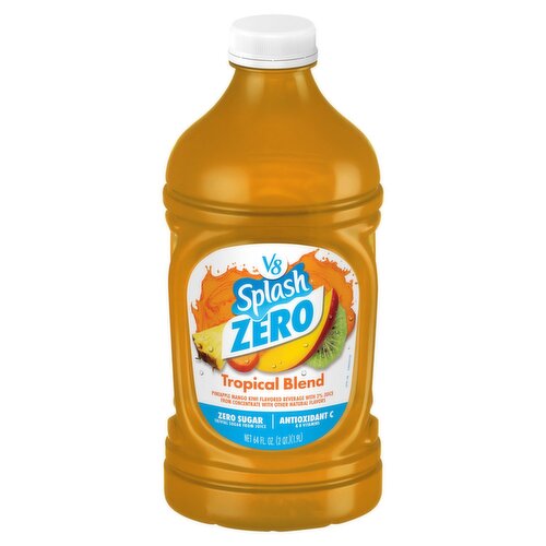 V8 Splash Zero Sugar Tropical Blend Flavored Beverage, 1.9 l