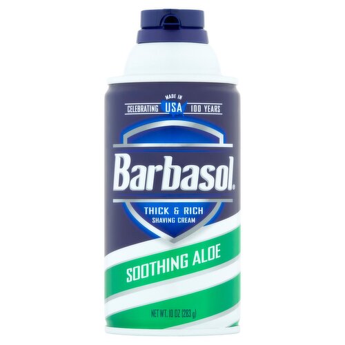 Barbasol Soothing Aloe Shaving Cream, 10 oz