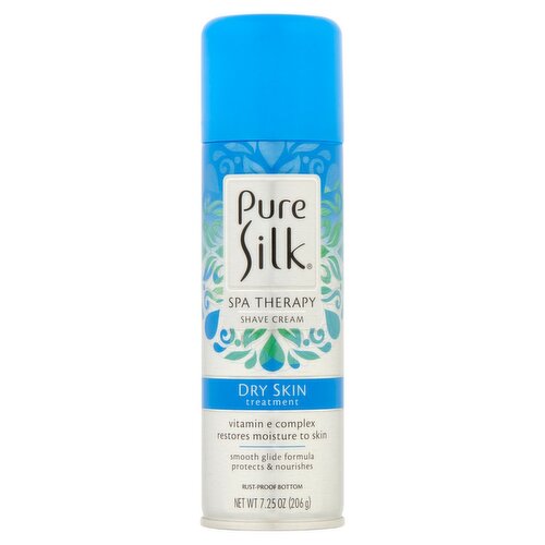 Pure Silk Spa Therapy Dry Skin Treatment Shave Cream, 7.25 oz