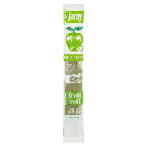 Joray Sour Apple Fruit Roll, 75 oz