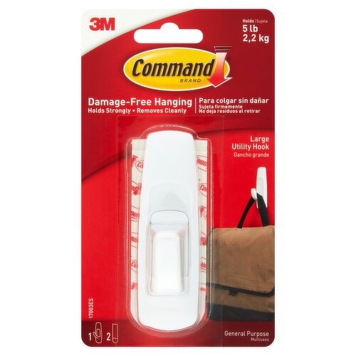 Command Brand General Purpose Large Utility Hook