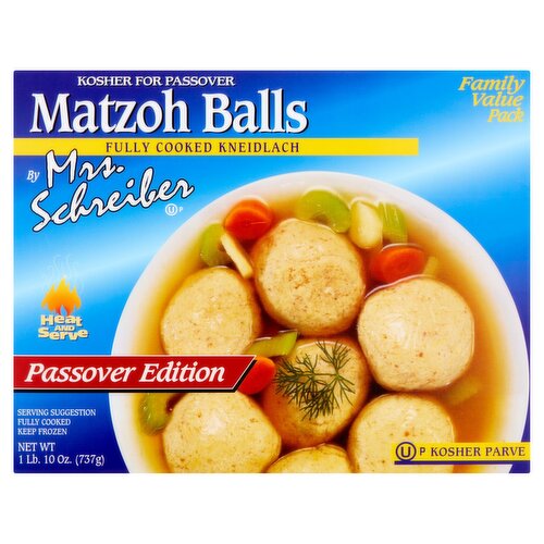 Mrs. Schreiber Matzoh Balls Passover Edition Family Value Pack, 1 lb 10 oz