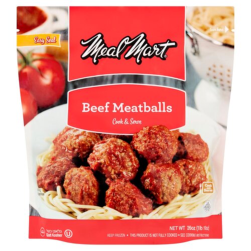 Meal Mart Beef Meatballs, 26 oz