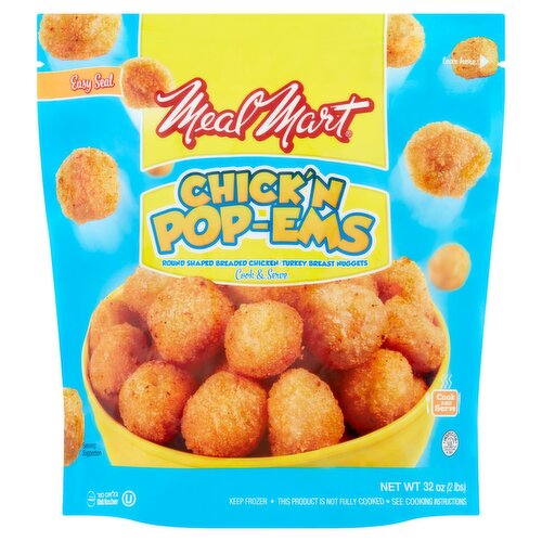 Meal Mart Chick'n Pop-Ems Nuggets, 32 oz