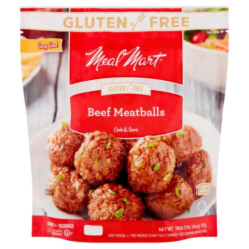 Meal Mart Gluten Free Beef Meatballs, 26 oz