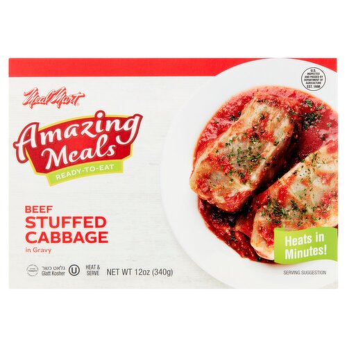 Meal Mart Amazing Meals Beef Stuffed Cabbage in Gravy, 12 oz