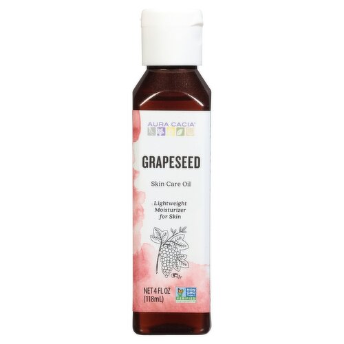 Aura Cacia Grapeseed Skin Care Oil, 4 fl oz