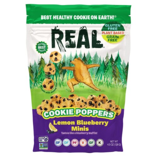 Real Lemon Blueberry Minis Cookie Poppers, 4.5 oz