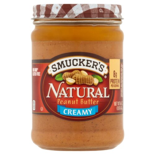 Smucker's Natural Creamy Peanut Butter, 16 oz