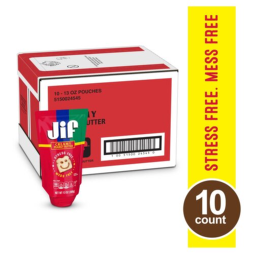 Jif Creamy Peanut Butter, 13 oz