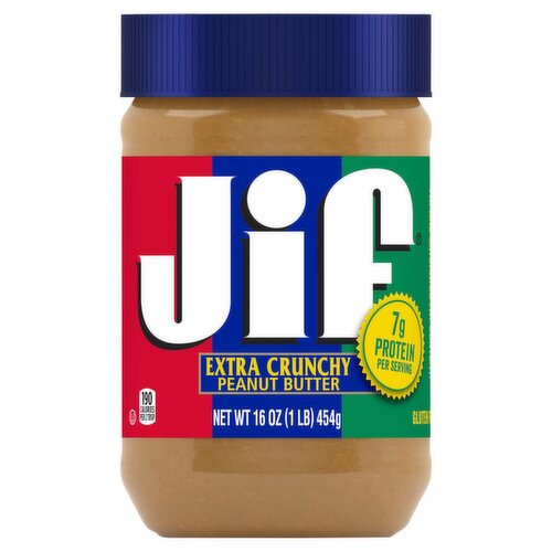 Jif Extra Crunchy Peanut Butter, 16 oz