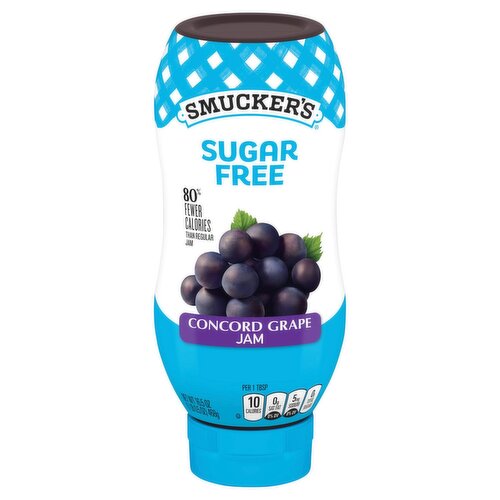 Smucker's Squeeze Sugar Free Concord Grape Jam, 16.5 oz