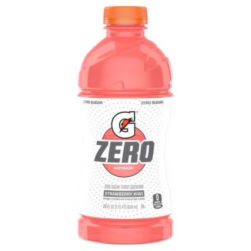 Gatorade Zero Strawberry Kiwi Zero Sugar Thirst Quencher, 28 fl oz