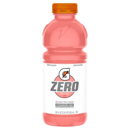 Gatorade Zero Strawberry Kiwi Zero Sugar Thirst Quencher, 20 fl oz, 8 count