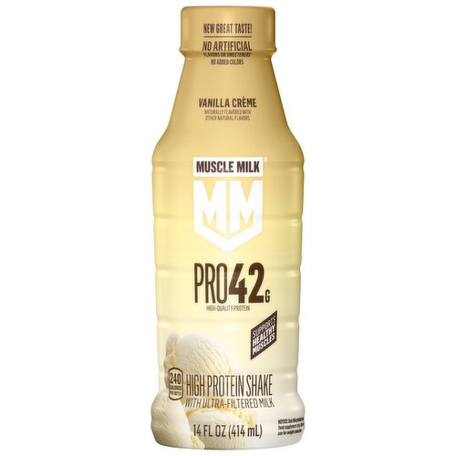 Muscle Milk PRO High Protein Shake With Ultra-Filtered Milk Vanilla Creme 14 Fl Oz 