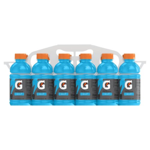 Gatorade Cool Blue Thirst Quencher, 12 fl oz, 12 count