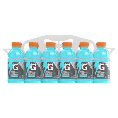 Gatorade Frost Glacier Freeze Thirst Quencher, 12 fl oz, 12 count