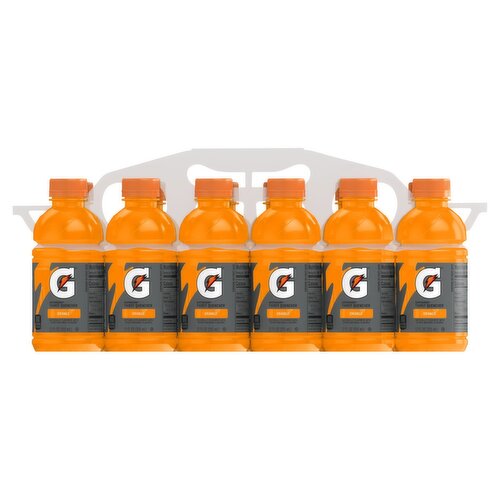 Gatorade Orange Thirst Quencher, 12 fl oz, 12 count