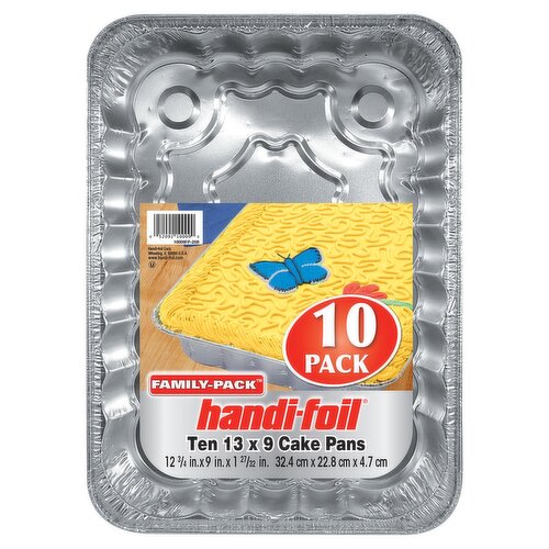 Handi-Foil Family Pack 13 X 9 Cake Pans, 10 count