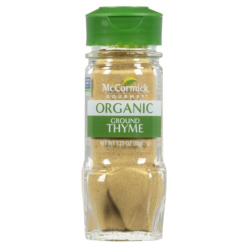 McCormick Gourmet Organic Ground Thyme, 1.25 oz