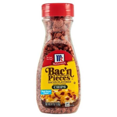 McCormick Bac'n Pieces Bacon Flavored Chips, 4.1 oz