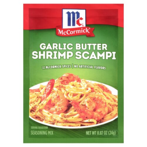McCormick Garlic Butter Shrimp Scampi Seasoning Mix, 0.87 oz
