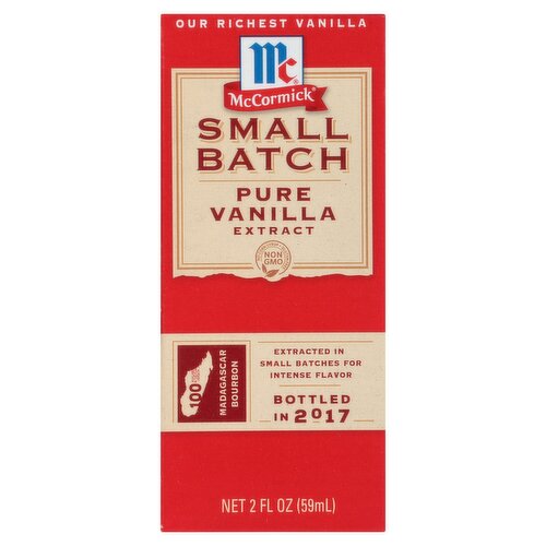 McCormick Small Batch Pure Vanilla Extract, 2 fl oz