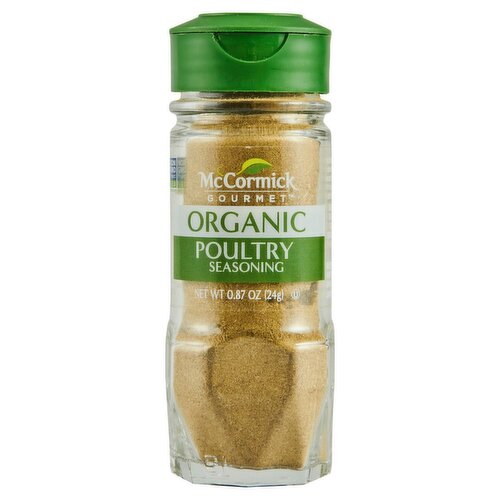 McCormick Gourmet Organic Poultry Seasoning, 0.87 oz