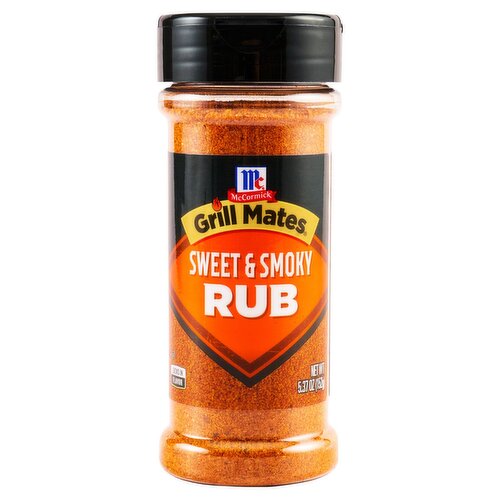 McCormick Grill Mates Sweet & Smoky Rub, 5.37 oz