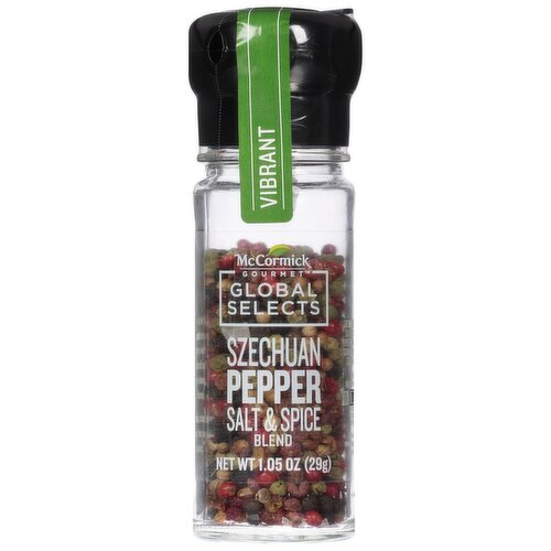 McCormick Gourmet Global Selects Vibrant Szechuan Pepper Salt & Spice Blend, 1.05 oz