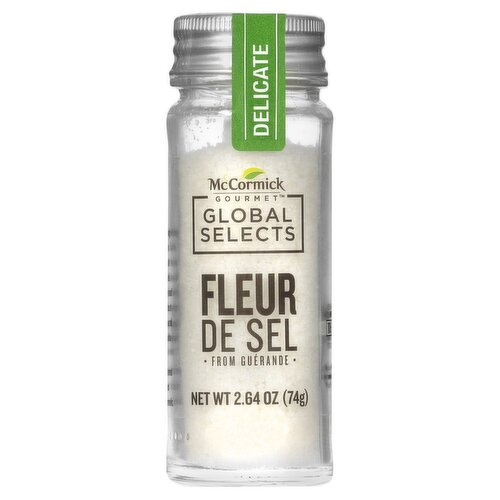 McCormick Gourmet Global Selects Delicate Fleur de Sel, 2.64 oz