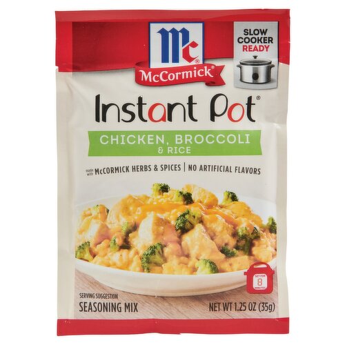 McCormick Instant Pot Chicken, Broccoli & Rice Seasoning Mix, 1.25 oz