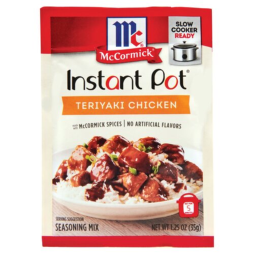 McCormick Instant Pot Teriyaki Chicken Seasoning Mix, 1.25 oz