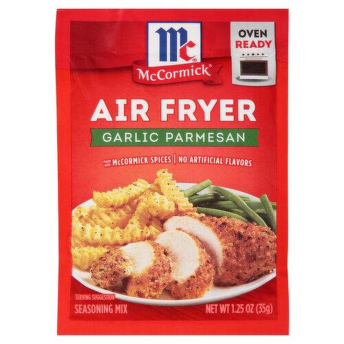 McCormick Air Fryer Garlic Parmesan Seasoning Mix, 1.25 oz