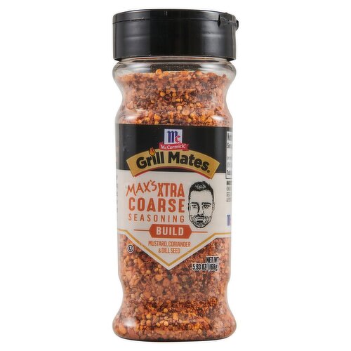 McCormick Grill Mates  Build Max's Xtra Coarse Seasoning, 5.93 oz             