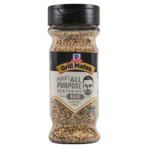 McCormack Grill Mates Base Max's All Purpose Seasoning, 6.07 oz