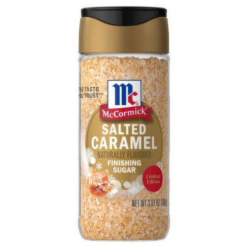 McCormick Salted Caramel Finishing Sugar Limited Edition, 3.81 oz