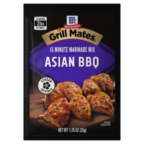 McCormick Grill Mates Asian BBQ Marinade Mix, 1.25 oz