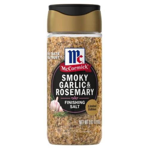 McCormick Smoky Garlic & Rosemary Finishing Salt Limited Edition, 3.62 oz