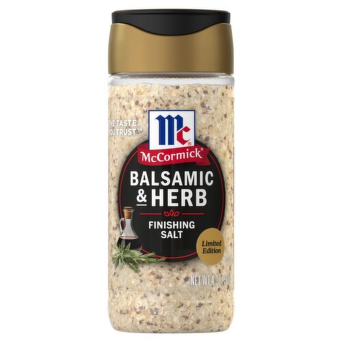 McCormick Balsamic & Herb Finishing Salt Limited Edition, 4 oz