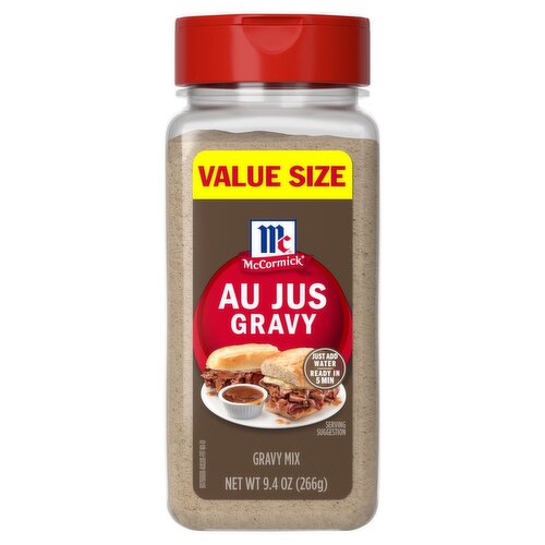 McCormick Au Jus Gravy Mix Value Size, 9.4 oz