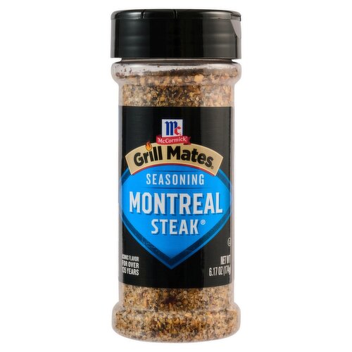 McCormick Grill Mates Montreal Steak Seasoning, 6.17 oz