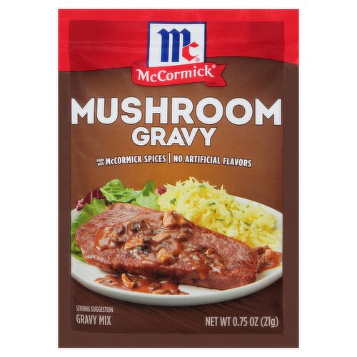 McCormick Mushroom Gravy Mix, 0.75 oz