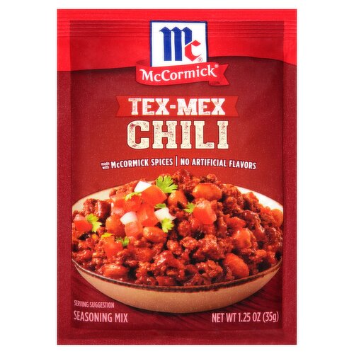 McCormick Tex-Mex Chili Seasoning Mix, 1.25 oz