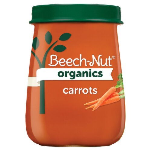 Beech-Nut Organics Carrots Baby Food, Stage 1, 4 Months+, 4 oz