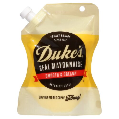 Duke's Smooth & Creamy Real Mayonnaise, 8 fl oz