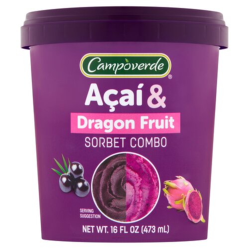 Campoverde Açaí & Dragon Fruit Sorbet Combo, 16 fl oz