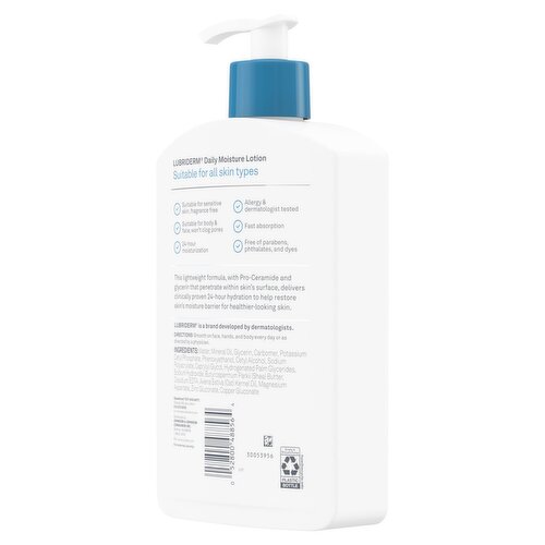 Lubriderm Daily Moisture Lotion, 16 fl oz