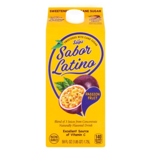 Ssips Sabor Latino Passion Fruit Drink, 59 fl oz